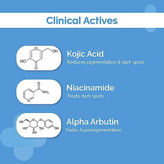 The Derma Co 1% Kojic Acid Face Wash | With Niacinamide & Alpha Arbutin | Reduces Dark Spots, Pigmentation & Blemishes | Cleanses & Brightens Skin | Non-Drying Formula | For All Skin Types | 100 ml