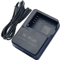 BC-W126S Battery Charger for Fujifilm NP-W126 NP-W126S Battery Compatible with Fujifilm X-T1 X-T2 X-T3 X-T10 X-T20 X-T30 X-T30 II X-T100 X-T200 X100F X100V X-S10 X-A5 X-A10 Camera Power