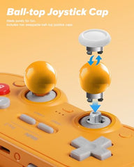 8bitdo Pro 3 Bluetooth Controller with TMR Joysticks, Interchangeable ABXY Buttons, Pro Backbuttons, Charging Station, Hall Effect Triggers for Switch/Switch 2, Windows, Apple, SteamOS, Android