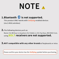 NoirVogel New USB Dongle Unifying Receiver for Mouse and Keyboard Compatible for Any Logitech Product That Display The Unifying Logo (Orange Star, Connects up to 6 Devices)