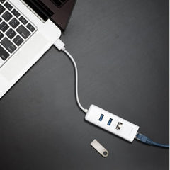 TP-link UE330 USB 3.0 3-Port Hub & Gigabit Ethernet Adapter 2 in 1 USB Adapter - Plug and Play