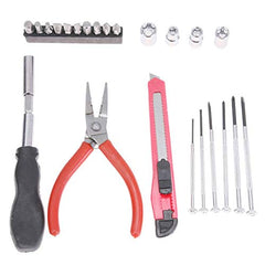 SYGA 24 Pcs Household Multi-Function Tool Box Hardware Combination Tool kit with Storage Tool Box