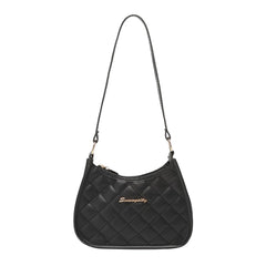 SYGA Women's Embroidered Armpit Handbags Fashion Black Versatile Shoulder Bag