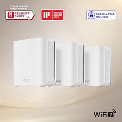 ASUS ZenWiFi BD5 WiFi 7 Mesh Router - 5,000 sq. ft., 5Gbps (2 Pack)