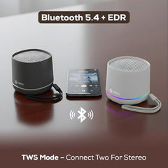 Toreto Wave Mini 8W Portable Bluetooth Speaker with Selfie Remote