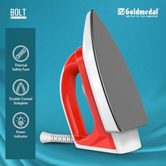 Goldmedal Glide 1100W Dry Iron | Non-stick Weilburger Premium