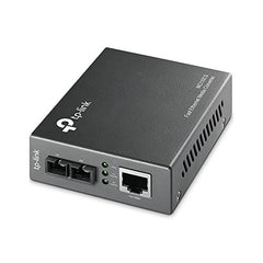 TP-Link MC220L Gigabit SFP Media Converter | 1000 Mbps RJ45 Port | IEEE 802.3ab 802.3z | Half-Duplex/Full-Duplex Transfer Mode | Long-Range Point-to-Point Connections