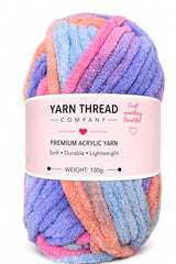 yarn thread company Wool, Plush & Cuddly, Chenille Yarn Supersoft Hand Knitting Wool Ball, (1 Ball/100 Gram Each) Ball Suitable for Craft, Babywear, Baby Blankets, (Parrot Green)