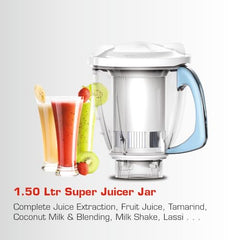 Vidiem EVA Royal 750W Mixer Grinder with 3 Jars | 750W mixer Grinder | 2 Years Product Warranty & 5 Years Motor Warranty | Red & Black