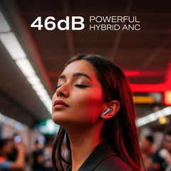 boAt Airdopes Prime 701 ANC, 46dB Hybrid ANC, 50Hr Battery, Real Spatial Audio,Multidevice Connect,App Support, Bluetooth Earbuds, TWS Ear Buds Wireless Earphones with mic (Titanium Blue)