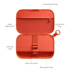 DailyObjects Vault Tech Kit Organiser for Canon EOS R50V | Compact Travel Case for Camera Cables, Chargers, Memory Cards & Accessories | Durable & Stylish Storage Pouch