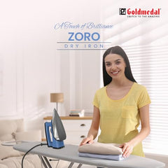 Goldmedal Glide 1100W Dry Iron | Non-stick Weilburger Premium