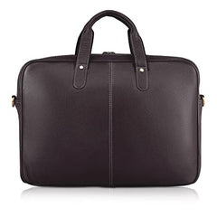 WildHorn Genuine Leather Office Bag for Men | 15.6-Inch Laptop Bag with a Minimalist Design | Professional Leather Bag with Adjustable Straps & Multiple Compartments | 1-Year Warranty