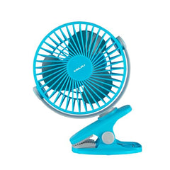 Bajaj Pygmy Mini Fan 110MM | USB Charging | Multi-Clip Function | Rechargeable | 4-Hr Back-up | Silent Operation | Longer Battery Life | Energy Efficient | Portable【White】