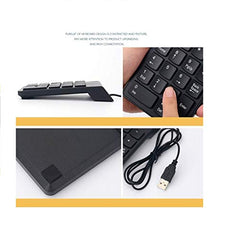 SMARTTECH USB Wired Numeric Keypad, Portable Number Pad with 18 Keys, Plug & Play External Numpad for Laptop PC Computer, Slim Compact Design for Office Accounting Data Entry Windows Mac