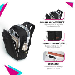 Skybags NEXUS LAPTOP BACKPACK (E) BLACK