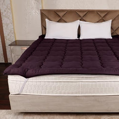 AVI Super Soft 500 GSM Microfiber Bed Mattress Topper for King Size 78x72 Inch | All Season Comfortable Sleep 2 Inch Thick Mattresses Padding King Size -(White, 6.5x6 Feet, 4 Corners Elastic Band)