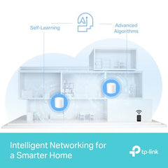 TP-Link Deco X50-PoE(1-Pack) AX3000 Whole Home Mesh WiFi 6 System with PoE Router | Seamless AI | HomeShield | 3000 Mbps Wireless Dual Band | Multi-Gig 2.5 Gbps