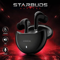Kratos TW02 Ear Buds Wireless with 60H Playtime, Noise Isolation & Clear Calls, Bluetooth Earbuds with Voice Assistant, Ear Buds with Bluetooth V 5.3 & with Type C Fast Charging, IPX5 TWS Earphones