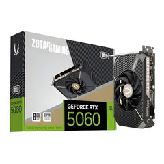 ZOTAC Gaming GeForce RTX 5060 Twin Edge 8GB Graphics Card - Black | 8 GB | DLSS4 | GDDR7 | PCIE 5.0 | SFF Ready | 3840 CUDA Cores | ZT-B50600E-10M | Only Graphics Card with 5 Year Warranty
