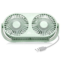 Hoteon Table Fan, USB High Speed Desk Fan with Dual Modes, 3 Speeds, Gray