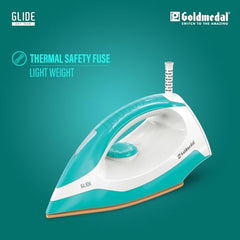 Goldmedal Glide 1100W Dry Iron | Non-stick Weilburger Premium