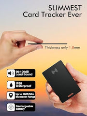 AUSHA Smart Bluetooth Tracker Device|No SIM Needed | Compatible with Apple Find My| Alert & Water Resistant | for Bags, Wallet, Luggage, Keys Finder