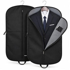 RAAHII 2 piece suit cover, Blazer cover, coat covers with zip for wardrobe storage of suit, jacket, garments, sweaters, saree, pant organizer (hanger not included)