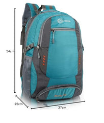 Half Moon Extra Large Size 55L Rucksack Bag/Trekking Bags for Men, Black | With Laptop Compartment | For Luggage Pack Tracking Hiking Travel Backpack for Man & Women