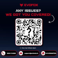 EvoFox Elite S Advanced Wired Gaming Controller for PC, 1000Hz Polling Rate, Hall Effect Joysticks, Programmable Macro Buttons, Sniper Mode & Turbo Mode, Dual Vibration, RGB Lighting, 1.8m Cable, Grey