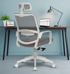 Da URBAN® Dysen Office Chair, High Back Mesh Ergonomic Home Office Desk Chair with 1 Year Warranty,Tilt Lock Mechanism (Grey)