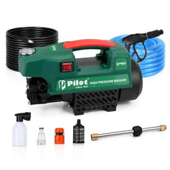 Pilot High Pressure Car Washer Machine 2400W | 150 Bar Power Washer Machine | 11L/min Water Flow | Portable Pressure Washer for Car, Bike, Home Cleaning, Patio & Garden Use