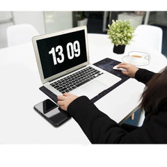 INOVERA Anti-Slip Gaming Mouse Pad | Shortcut Keys Rubber Stitched Mat |Desk Accessories for Laptop, Computer Home, Office (Black, 800L x 300B mm)