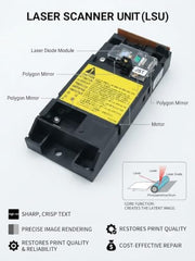 ATH Laser Scanner Assembly Compatible with HP LaserJet P1007, P1008 Series
