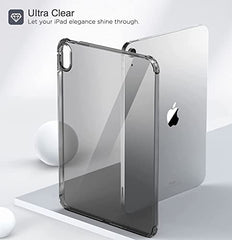MOCA TPU Back Cover for iPad (A16) 11th Generation 11 Inch 2025 /10th Generation Case 2022, iPad 10.9 Soft Back Case with Shockproof Impact Resistant (Black)