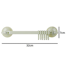 SYGA Strong Suction Cup Lock Button Type Kitchen Bathroom Hanging 6 Hooks for Wall Corner Mounted Hanger Holder Household Supplies_Green