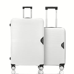 HRX Parabola 3-Piece Luggage Set Intergallcatic Grey Polypropylene Hard Shell Suitcase Set - Premium Travel Trolley Bags with 8 Spinner Wheels, Number Lock & Water Resistant Body