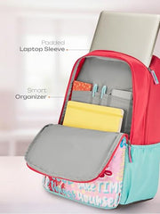 Safari Drip School Bag For Girls, Capacity - 36L, 2 Compartments Backpack For kids