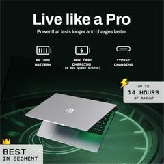 Primebook 2 Pro (2026) | 8GB RAM, 128GB UFS Storage | 14.1-Inch FHD IPS Display | 14 Hours Battery | MediaTek Helio G99 | Android 15 (PrimeOS 3.0) | Backlit Keyboard | in-Built AI (Gray)