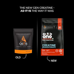 AS-IT-IS One Creatine Monohydrate - 100g Unflavoured I Micronised
