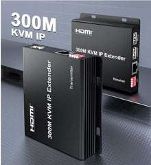 Tobo HDMI KVM Extender Cat5e/6 Rj45 60M USB HDMI KVM Switch Extension Sharing USB Mouse Keyboard Loop IR Compatible with PS-3 PS-4 X-box PC TV-TD-553H.