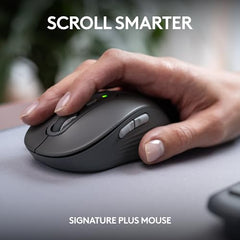 Logitech MK950 Signature Slim Wireless Keyboard and Mouse Combo, Sleek Design, Quiet Typing and Clicking, Switch Across Three Devices, Bluetooth, Multi-OS, Works with Windows and Mac - White
