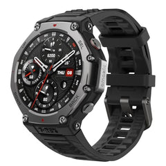 Amazfit T-Rex 3 Smartchoice Outdoor Rugged Military 48mm smart Watch Built in GPS, 27 Days Battery Life, Offline Maps, 2000 Nits Brightness, 10 ATM, AI Coach, for iOS & Android (Onyx)