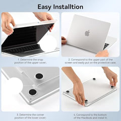 PC LABEL Matte Finish Hard Shell Case for MacBook Pro 14 Inch ((2021–2026) M4/M3/M2/M1 A3112/A3185/A3401/A2918/A2992/A2779/A2442/A3426/A3427), Lightweight Protective Cover with Free Black Keyboard Skin