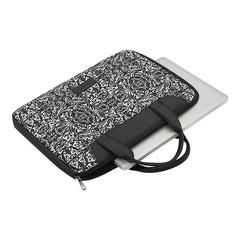 Tabelito Laptop Sleeve Bag 13" to 15.6 inch for Women Jute and Vegan Leather Office Everyday Handbags
