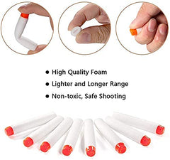 SYGA Plastic Foam Toy Bullet Dart Bullets for Strike Elite Guns, Blue - 20Pcs