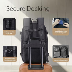 Acer VacuPack Vacuum Backpack I Fit Upto 17.3 Inch Laptops I Expandable Travel Backpack with Built-in Electric Vacuum Pump I TSA Lock I USB Charging Port I Wet Dry Pocket I Anti Theft Pocket