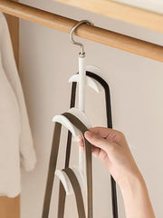 AUGEN Purse Hanger for Closet - 360° Rotating Handbag Hanging Hook Bag Storage Space Saver with 4 Hooks, Hanging Organizer for Scarf Handbag Belt (Pack of 1, Black)