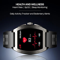 boAt Enigma Radiant Luxury Watch for Man w/1.43"(3.63 cm) AMOLED Display, AOD, Premium Metal Build, Round Dial, 200+Watch Faces, Upto 7 Days Battery Life, Fitness smartwatch for Men (Metal Black)