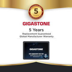 Gigastone 【NAS Certified】 High Endurance 4TB SSD– for Gaming/PC/Laptop/NAS SSD 24/7 Reliable 2.5" SATA Internal Solid State Drives RAID Data Storage 2.5 inches SATA 3.0